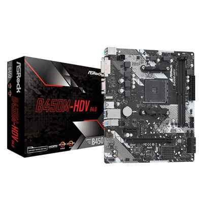 Mainboard Asrock B450M-HDV R4.0