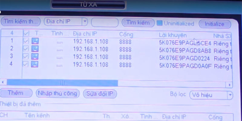 Initialize