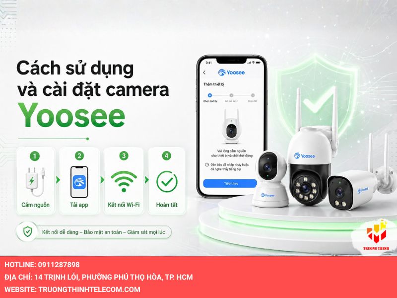 Cách sử dụng và cài đặt camera Yoosee