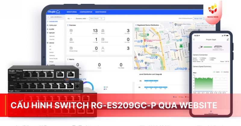 Hướng dẫn cấu hình Switch RG-ES209GC-P qua website chi tiết