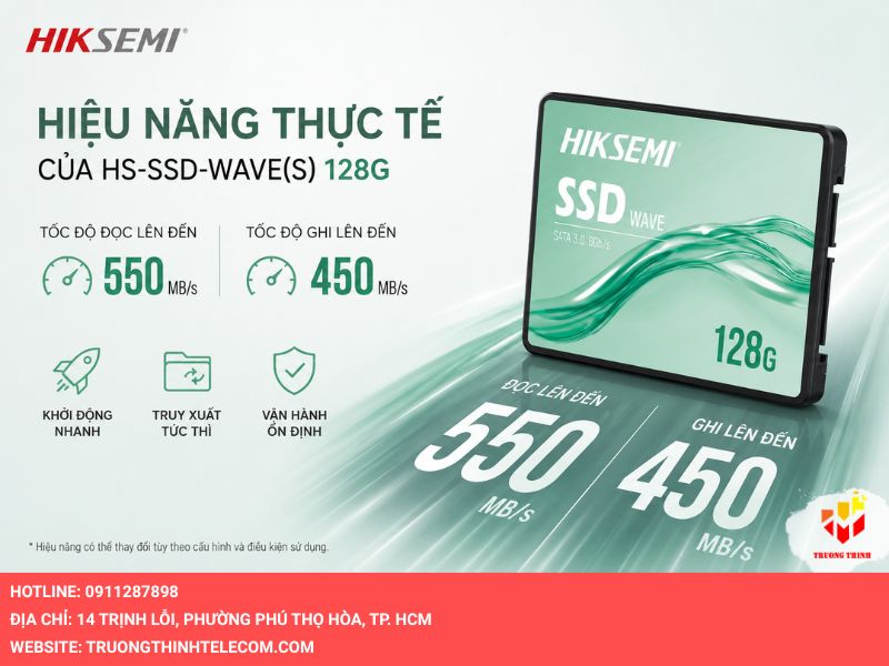 Hiệu năng thực tế của Ổ cứng SSD SATA Hiksemi HS-SSD-WAVE(S) 128G 2.5 inch