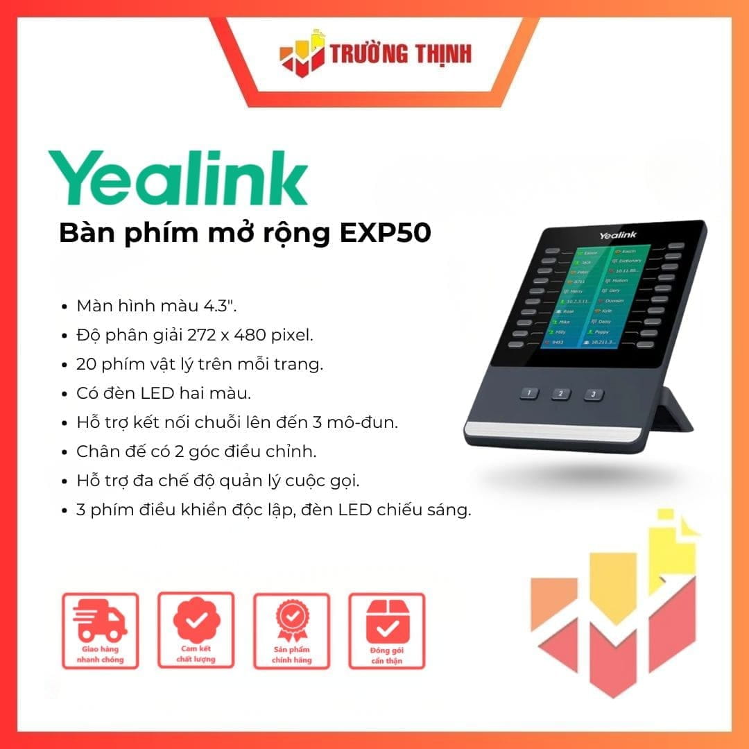 Bàn phím mở rộng Yealink EXP50