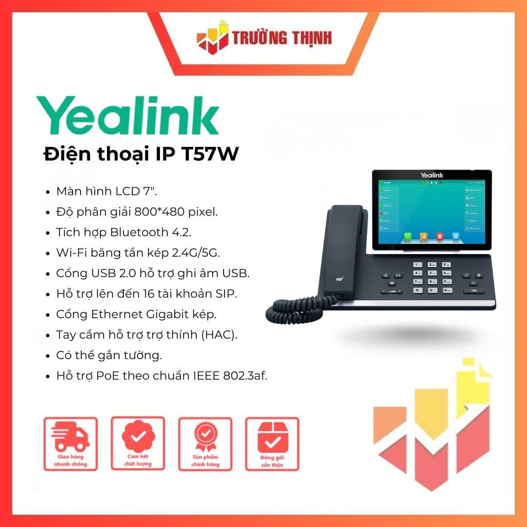 Điện thoại IP Yealink T57W