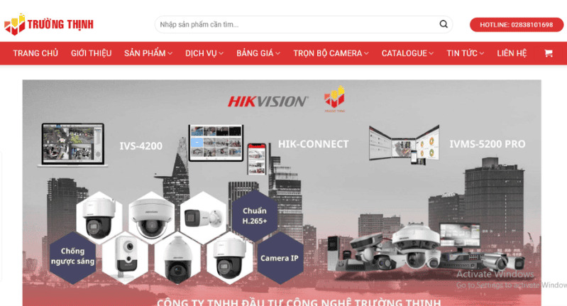 Trường Thịnh Telecom là đơn vị chuyên cung cấp đa dạng các dòng sản phẩm camera giám sát chính hãng từ các thương hiệu nổi tiếng 