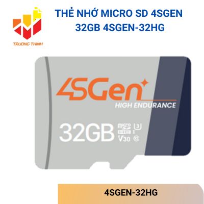 Thẻ nhớ Micro SD 4SGEN 32GB 4SGEN-32HG