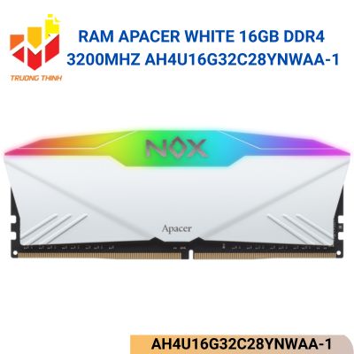 Ram Apacer NOX RGB White 16GB DDR4 3200MHz AH4U16G32C28YNWAA-1