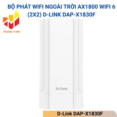 Bộ phát Wifi ngoài trời AX1800 WIFI 6 (2x2) D-Link DAP-X1830F