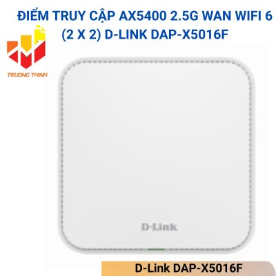 Điểm truy cập Unified Wireless AX5400 2.5G WAN WIFI 6 (2 x 2) D-Link DAP-X5016F