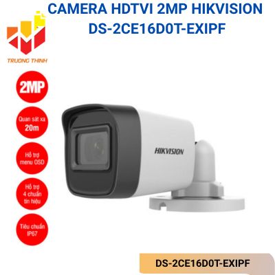 Camera HDTVI 2MP HIKVISION DS-2CE16D0T-EXIPF