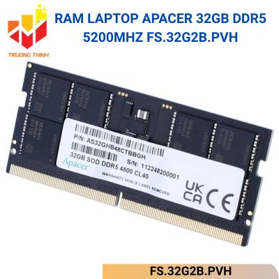 Ram Laptop Apacer 32GB DDR5 5200MHz FS.32G2B.PVH