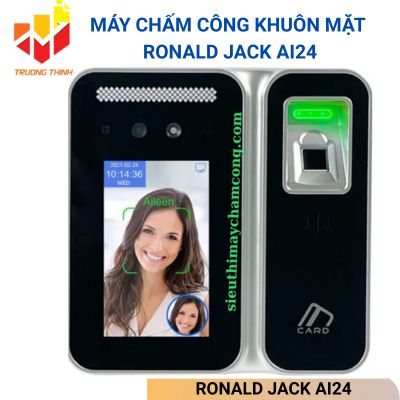 Máy Chấm Công Khuôn Mặt RONALD JACK AI24