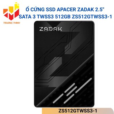Ổ cứng SSD Apacer Zadak 2.5" SATA 3 TWSS3 512GB ZS512GTWSS3-1