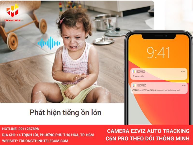 Camera EZVIZ Auto Tracking C6N Pro theo dõi thông minh