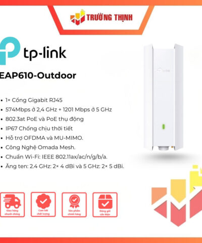 Access Point WiFi 6 Chuẩn AX1800 TP-Link EAP610-Outdoor
