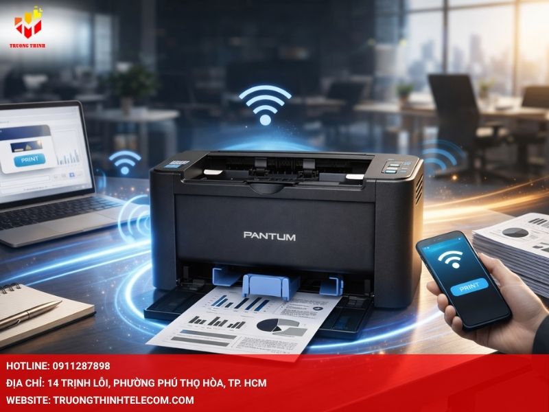 Kết nối Wifi và in ấn di động thông minh