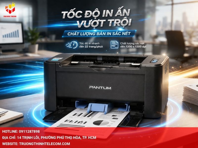 Tốc độ in ấn vượt trội và chất lượng bản in sắc nét