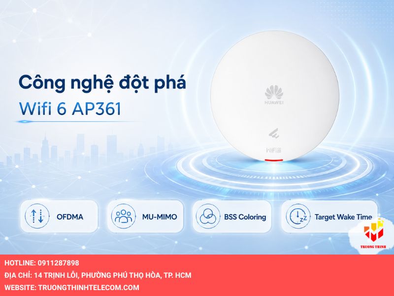 Những công nghệ đột phá trên Wifi 6 AP361