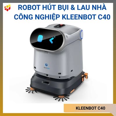 Robot hút bụi & lau nhà công nghiệp 4 trong 1 KLEENBOT C40