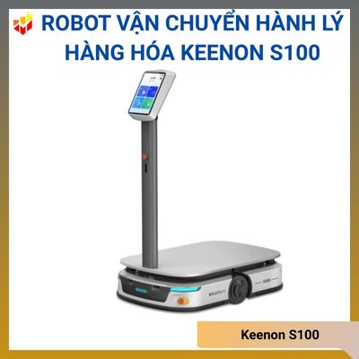 AMR Robot vận chuyển hành lý, hàng hóa Keenon S100