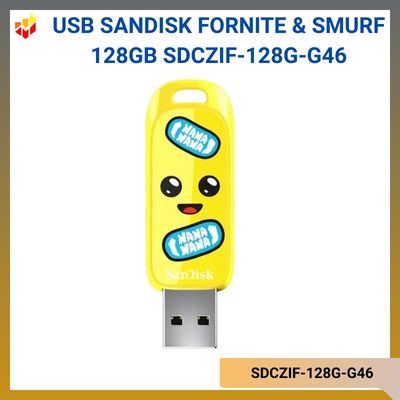 USB SanDisk Fornite & Smurf Type-A 128GB SDCZIF-128G-G46