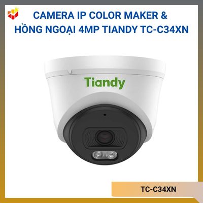 Camera IP Dome 4MP Tiandy (TC-C34XN I3W/E/Y/2.8mm/V4.2)