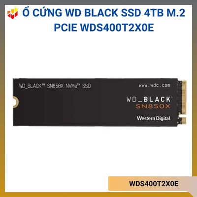 Ổ cứng WD Black SSD 4TB M.2 PCIe WDS400T2X0E