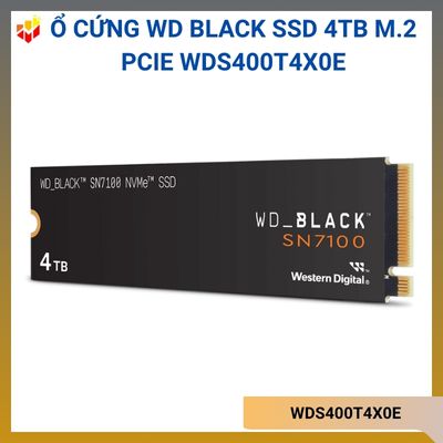 Ổ cứng WD Black SSD 4TB M.2 PCIe WDS400T4X0E