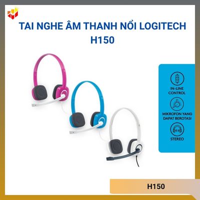 Tai nghe H150 Logitech âm thanh nổi cao cấp giá rẻ