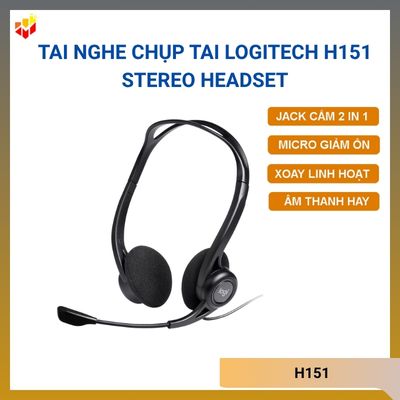 Tai nghe H151 Logitech chính hãng giá rẻ