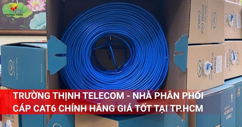 Trường Thịnh Telecom - Nhà phân phối cáp Cat6 chính hãng giá tốt tại TP.HCM
