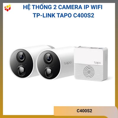 Hệ thống 2 camera IP Wifi TP-Link Tapo C400S2