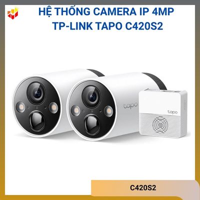 Hệ thống camera IP 4MP TP-LINK Tapo C420S2