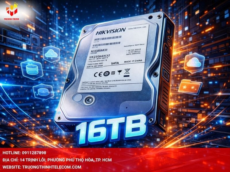 Dung lượng lưu trữ cực khủng 16TB
