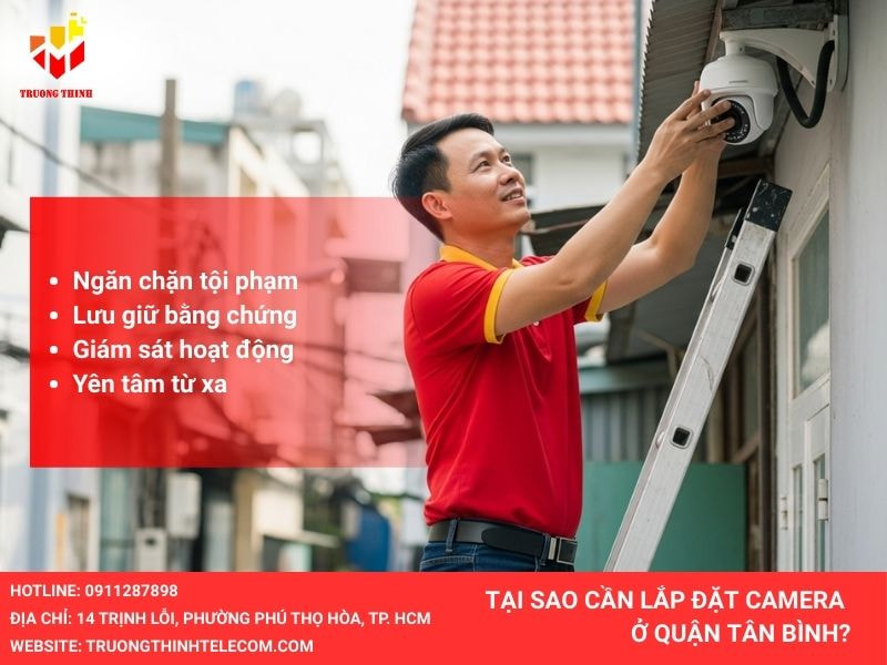 Lý do tại sao phải lắp đặt camera ở quận Tân Bình