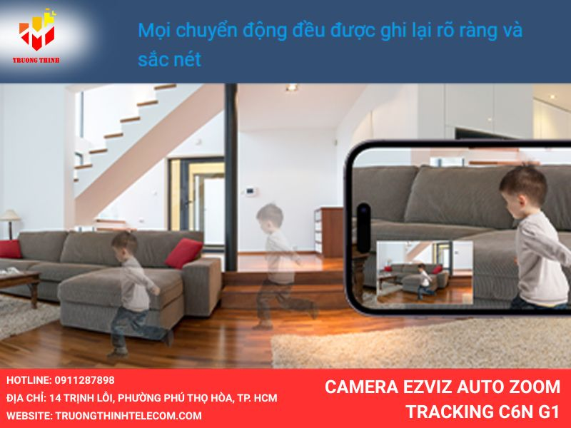 Camera EZVIZ auto zoom tracking C6N G1