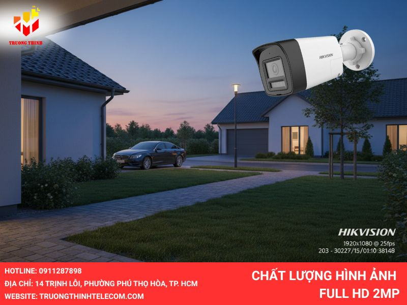 Chất lượng hình ảnh Full HD 2MP