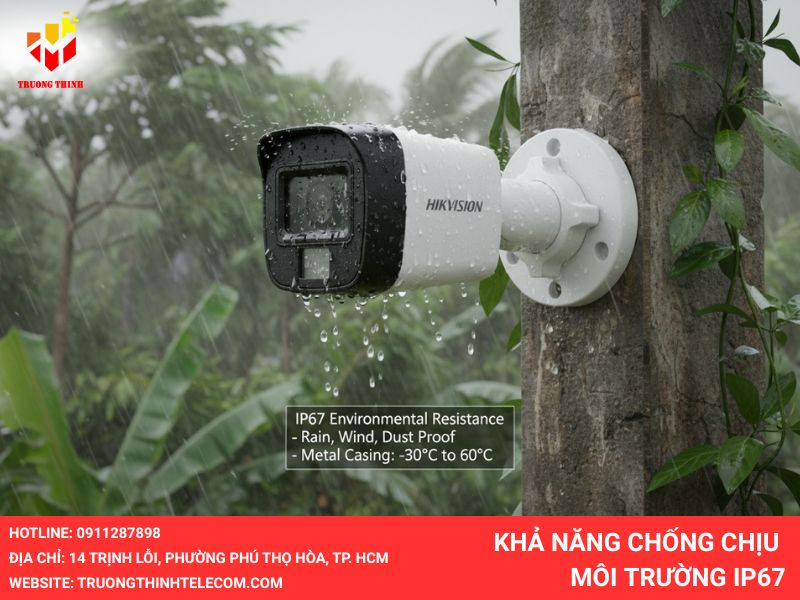 Khả năng chống chịu môi trường IP67