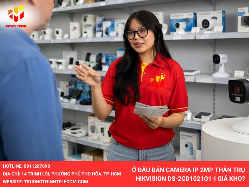 Ở đâu bán Camera IP 2MP thân trụ HIKVISION DS-2CD1021G1-I giá kho?