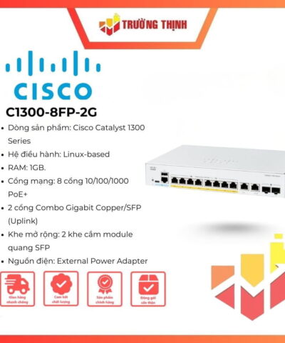 Switch Cisco Catalyst 1300 C1300-8FP-2G