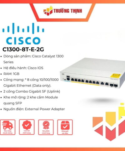 Switch Cisco Catalyst 1300 C1300-8T-E-2G 8 Port