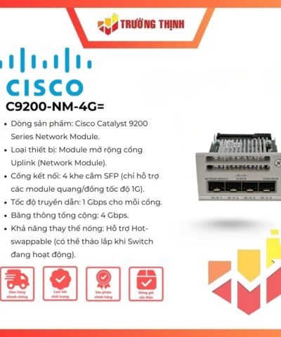 Cisco C9200-NM-4G Catalyst 9200 4x1G Network Module