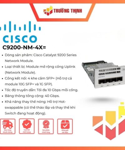 Cisco C9200-NM-4X Catalyst 9200 4x10G Network Module