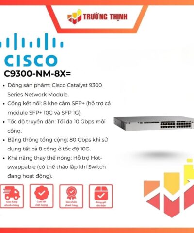 Cisco C9300-NM-8X Catalyst 9300 8x10G Network Module