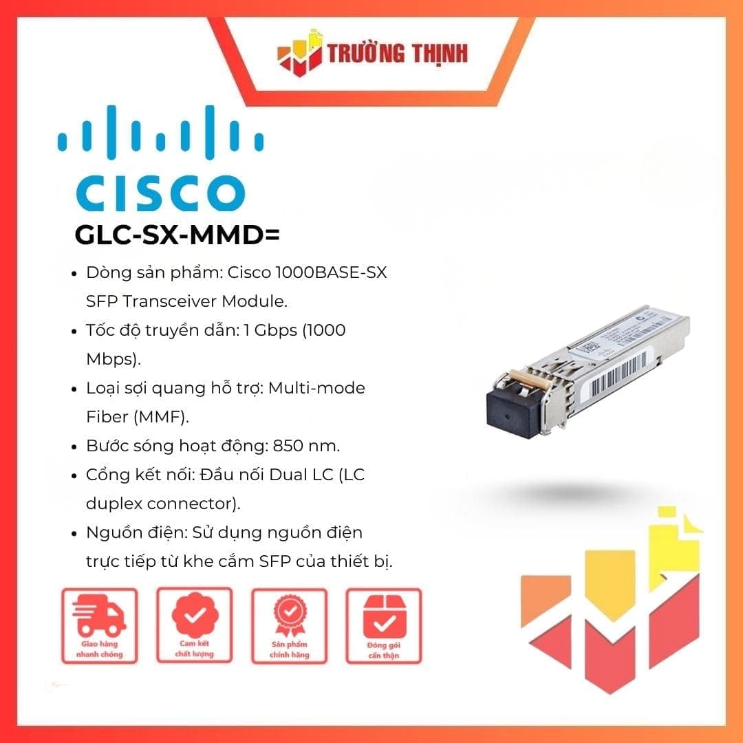 Cisco GLC-SX-MMD 1000BASE-SX SFP Transceiver