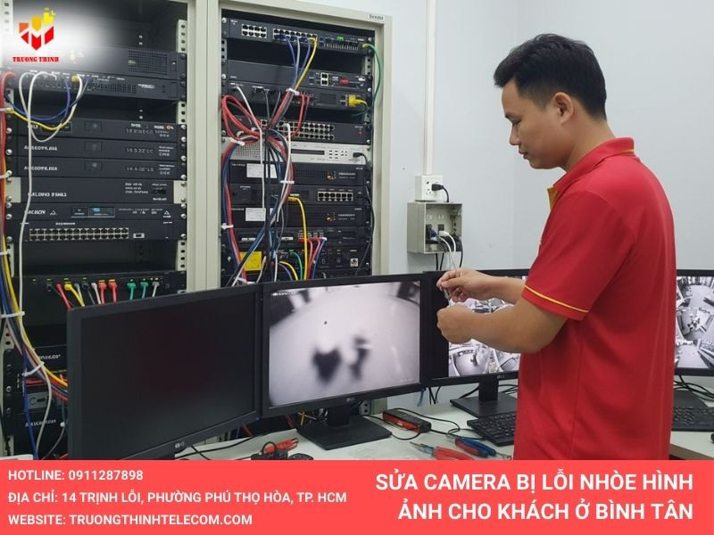 Sửa camera bị lỗi nhòe hình ảnh
