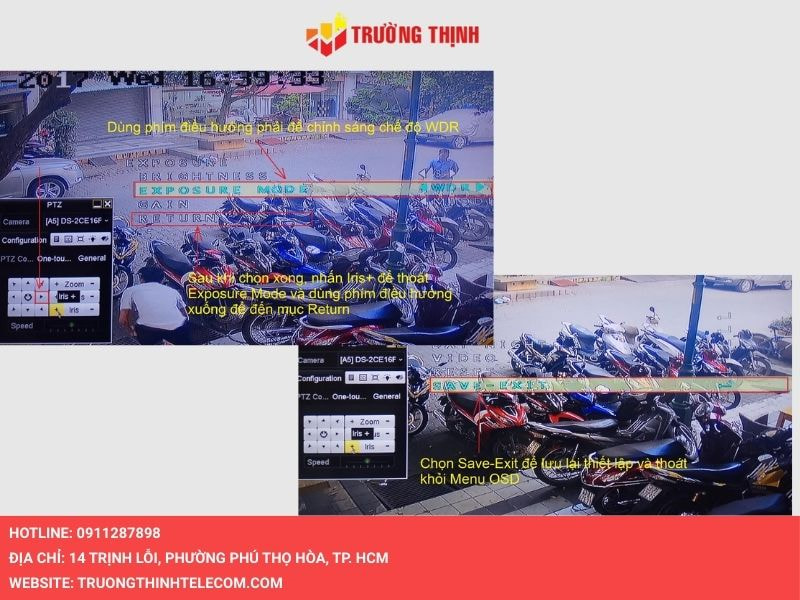Chuyển sang chế độ WDR