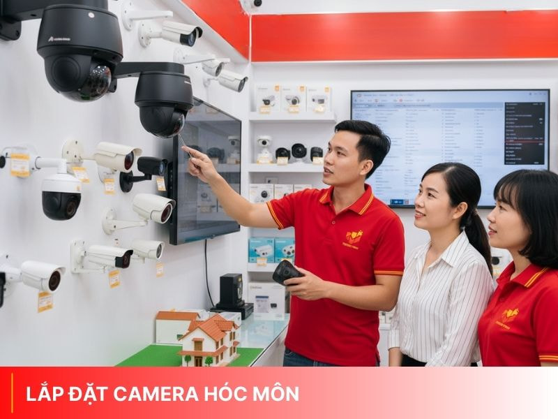 Lắp đặt camera Hóc Môn chuyên nghiệp trọn gói tại nhà
