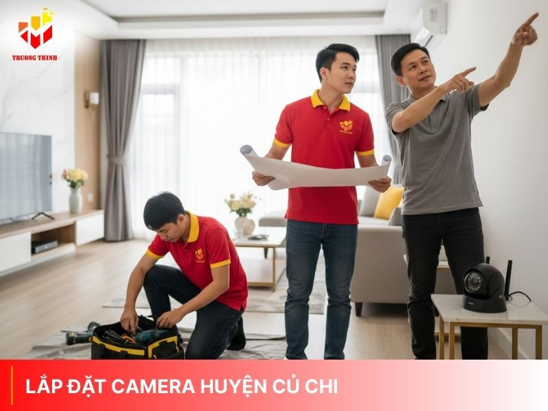 Lắp đặt camera Huyện Củ Chi trọn gói tận nơi giá rẻ