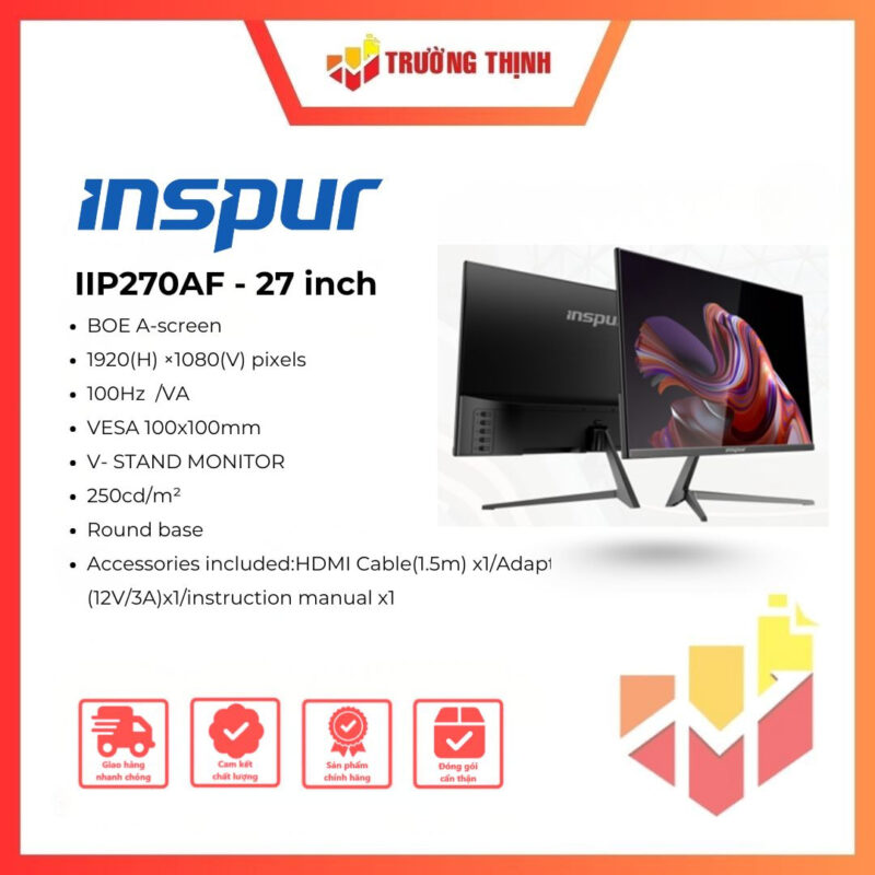 Màn hình văn phòng Inspur IIP270AF 27 inch
