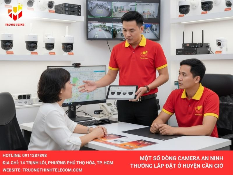 Một số dòng camera thường lặp đặt ở huyện Cần Giờ